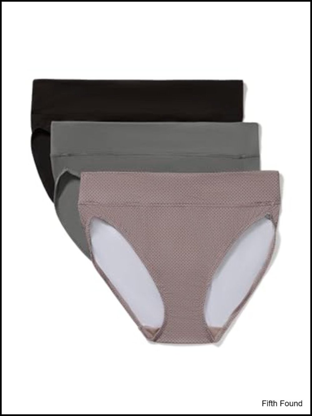Microfiber Dig-Free Hi-Cut Briefs 3-Pack